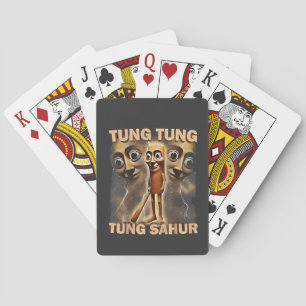 Tung tung sahur Brainrot Meme Casinokort