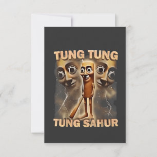 Tung tung sahur Brainrot Meme Inbjudningar
