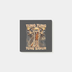 Tung tung sahur Brainrot Meme Post-it Block
