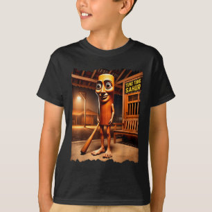 Tung-tung-sahur Italiensk hjärnrot Roliga Gen Z Mä T Shirt