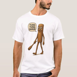 tung tung sahur memes tiktok anomaly t shirt