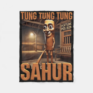 Tung Tung Tung Sahur Ai Monster Italy Brainrot K Fleecefilt