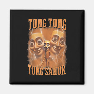Tung Tung Tung Sahur Funny Meme Brainrot Humor Gen Magnet