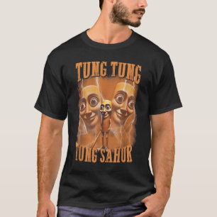 Tung Tung Tung Sahur Funny Meme Brainrot Humor Gen T Shirt