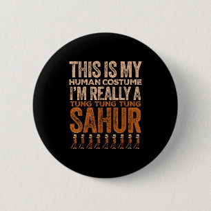 Tung Tung Tung Sahur Human Costume Funny Halloween Knapp
