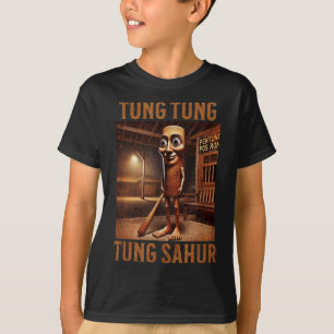 Tung Tung Tung Sahur Italy Brainrot Meme T Shirt