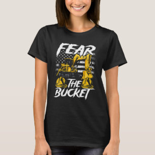 Tung utrustningsoperatör Backhoe-operatör män 12 T Shirt