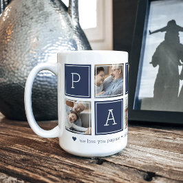 Tunga | Anpassningsbar Papaw 5 Photo Colorblock Co Kaffemugg