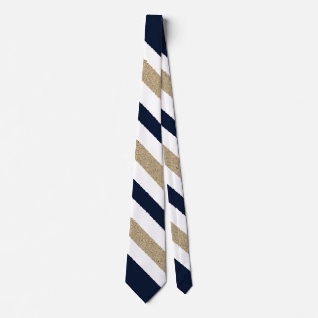 Tunga / Beige / Vita Pappra Rand Slips (Framsida)