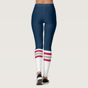 Tunga blå Anpassningsbar Tube Sock Leggings