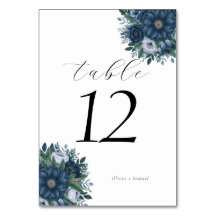 Tunga blå och ljusblå elegant bröllop