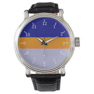 Tunga blått, Orange och Periwinkle Armbandsur