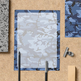 Tunga Blue Camouflage Militära armén Letterhead