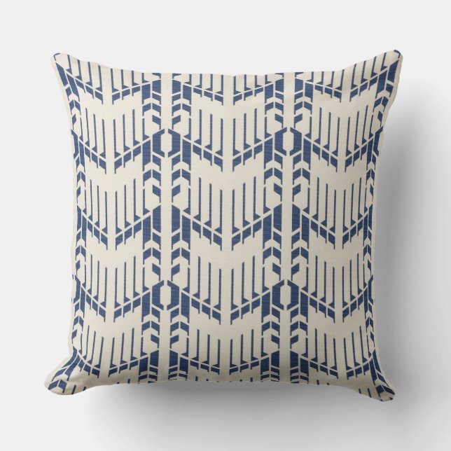 Tunga Blue Hamilton accent Pillow Kudde (Framsida)