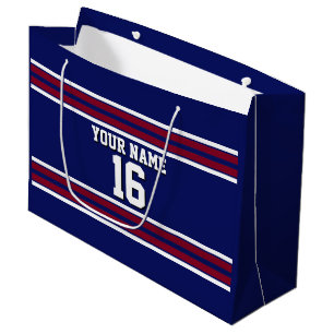Tunga Blue med Burgundy White Rand Team Jersey