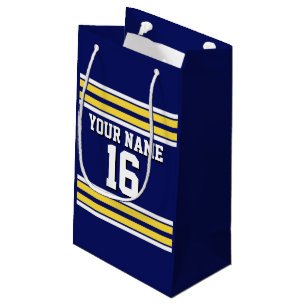Tunga Blue med Gult White Rand Team Jersey