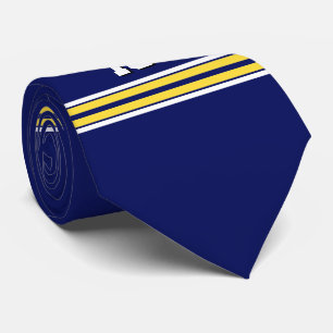Tunga Blue med Gult White Rand Team Jersey Slips