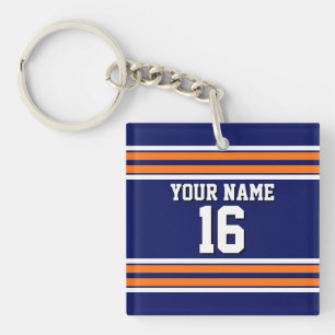 Tunga Blue med Orange White Rand Team Jersey
