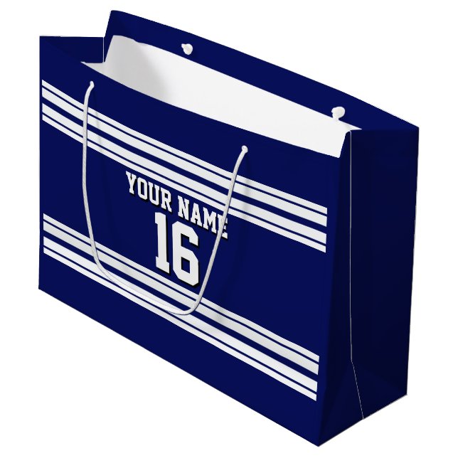 Tunga Blue White Team Jersey Anpassningsbar Number (Framsidan Vinklad)