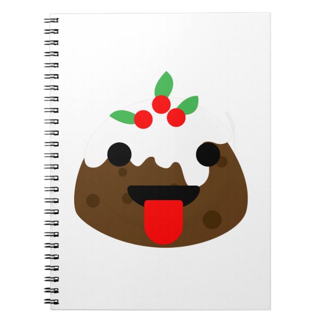 tunga christmas pudding anteckningsbok (Framsidan)