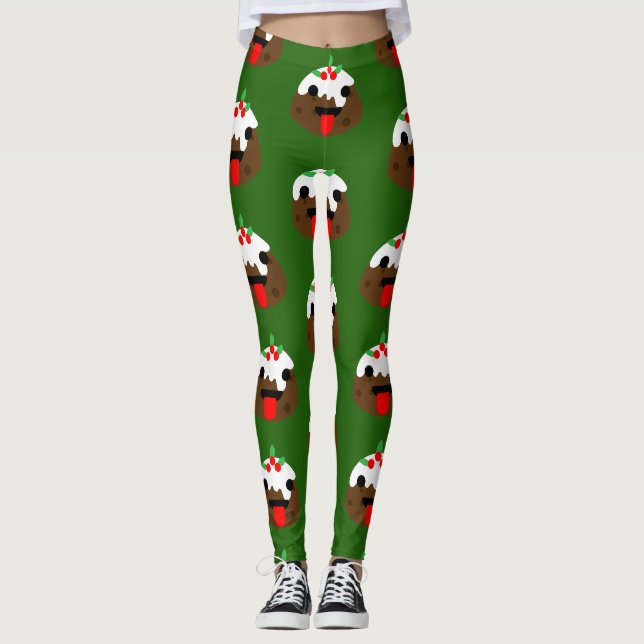 tunga christmas pudding leggings (Framsida)
