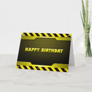 Tunga Duty Birthday-tecken Kort