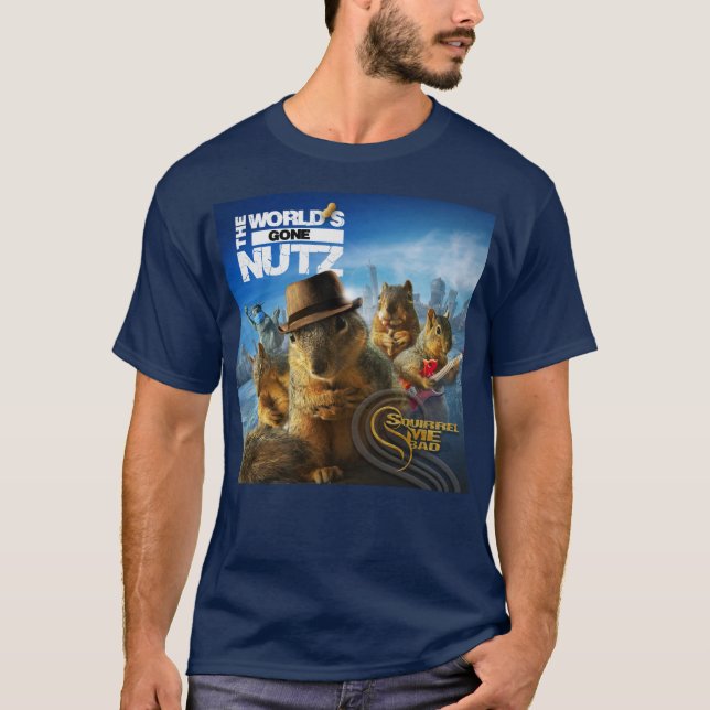 Tunga ekorre mig dålig T-Shirt (Framsida)