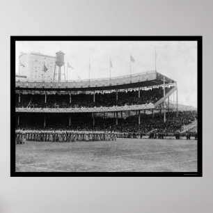 Tunga fotbollsspel 1916 poster