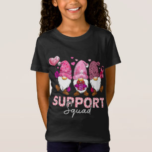 Tunga Gnomes Gnomes Support Squad Breast Cancer A T Shirt