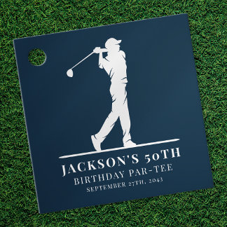 Tunga Golf Thmet Birthday Par Gåvor Etiketter