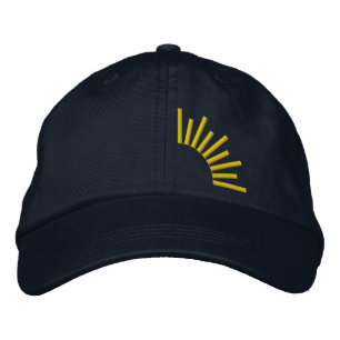 Tunga hatt med logomark broderad keps
