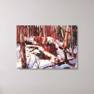 Tunga i Skogen, bra konst av Tom Thomson Canvastryck