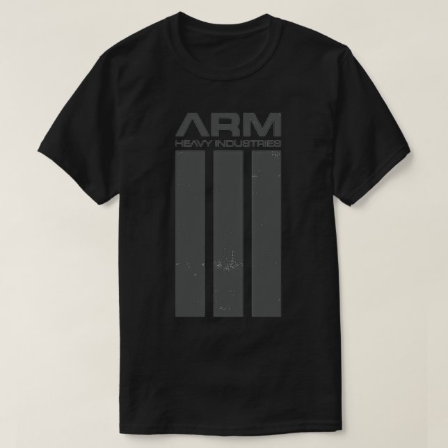 Tunga industrier i arm t shirt (Design framsida)
