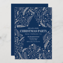 Tunga julfester - stjärnor och holly