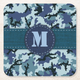 Tunga kamouflage underlägg papper kvadrat