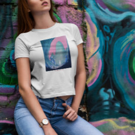 Tunga med Sten Fantasy liggande T Shirt