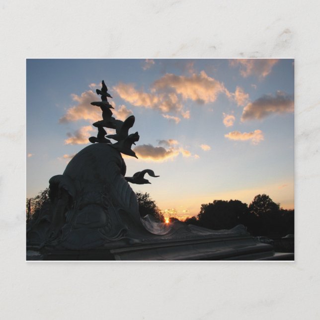 Tunga Merchant Marine Memorial i Washington DC Vykort (Framsida)