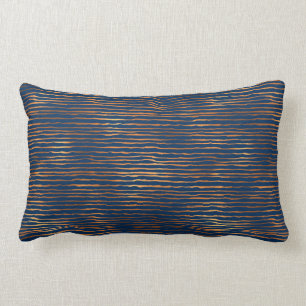 Tunga metallisk modern Rand Lumbarkudde