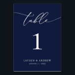 Tunga, minimalistiskt Bröllop | Händelsens Anpassn Bordsnummer<br><div class="desc">(**SNART: Om du vill beställa justerar du helt enkelt bordsnumret (och namn/datum) och lägger till varje nummer i kundvagnen separat. Checka sedan ut gången du är avslutat.) Vackert,  elegant,  modernt och minimalistiskt bordsnummer kort. Fullständigt anpassade med namn (eller Event Namn) och Datum.</div>