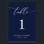 Tunga, minimalistiskt Bröllop | Händelsens Anpassn Bordsnummer<br><div class="desc">(**SNART: Om du vill beställa justerar du helt enkelt bordsnumret (och namn/datum) och lägger till varje nummer i kundvagnen separat. Checka sedan ut gången du är avslutat.) Vackert,  elegant,  modernt och minimalistiskt bordsnummer kort. Fullständigt anpassade med namn (eller Event Namn) och Datum.</div>
