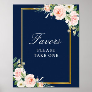 Tunga och blommigtar för vattenfärgen favärde tec poster