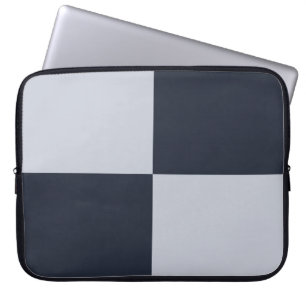 Tunga och Grått-rektanglar Laptop Fodral