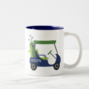 Tunga och Grönt Golf Personlig mugg