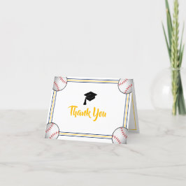 Tunga och Guld Studenten Tack Kort