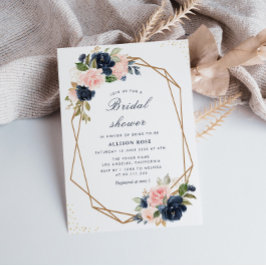 Tunga och rosa inbjudningskort för möhippan