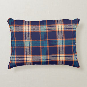 Tunga tartan plaid mönster prydnadskudde