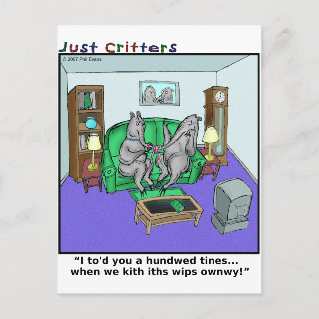 Tunga-Tied Vykort (Framsida)