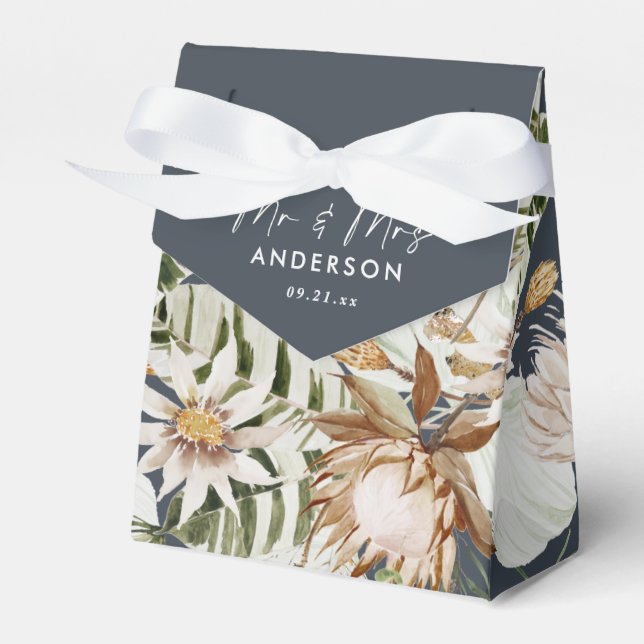 Tunga, tropiska, moderna eleganter presentaskar (Framsidan Sidan)