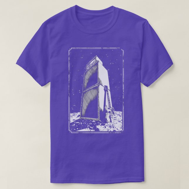 Tunga tuggor från metall-amplifierstacksrör t shirt (Design framsida)