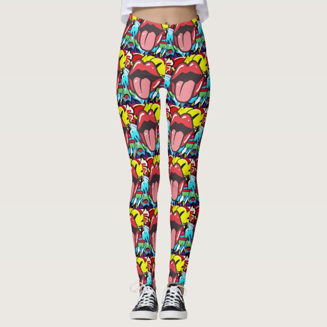 Tunga Twister Leggings (Framsida)